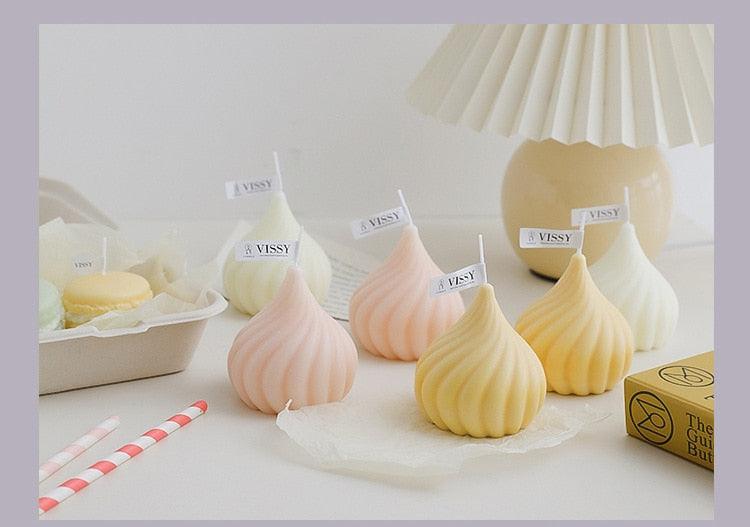 Small Whirlwind Candle  Wedding Decoration Aromatherapy Candle Home Decor Natural Paraffin Wax Long Lasting Aromatherapy Candles Stress Relief For Women