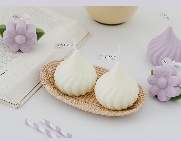 Small Whirlwind Candle  Wedding Decoration Aromatherapy Candle Home Decor Natural Paraffin Wax Long Lasting Aromatherapy Candles Stress Relief For Women