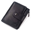 Smart Anti-Lost Wallet Men's Leather Wallet RFID Anti-theft Brush Coin Purse Bluetooth Link Multifunctional