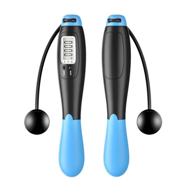 Smart Creative Counting Skipping Rope Wireless Skip Rope Electronic Digital Lose Weight Cordless Jump Ropes Weighted Cordless Jump Rope For Fitness Jump Rope Counter Adjustable Speed Skipping Rope For Men Women