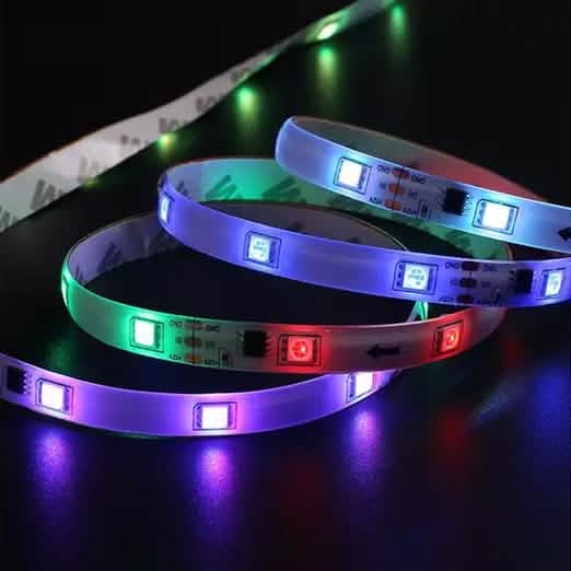 Smart Home Sound Activated Multi-Color LED Light Strip with Remote