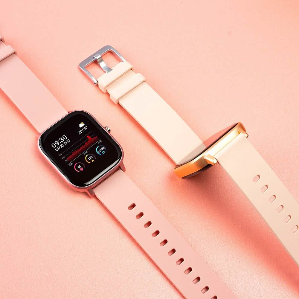 Smart Watch Fitness Tracker with Heart Rate, Blood Pressure, Blood Oxygen, Sleep Tracking & More