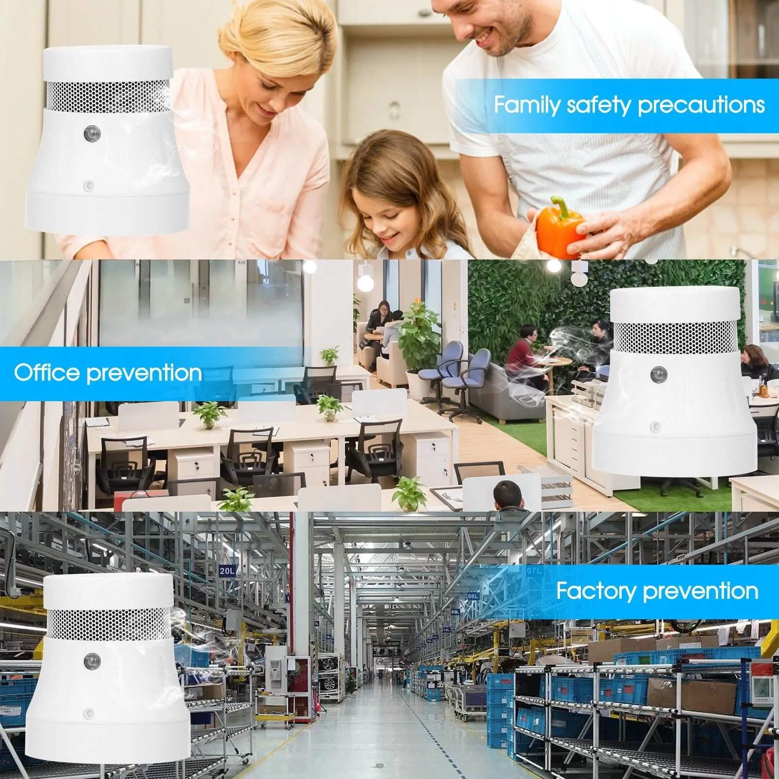 Smart WiFi Standalone Photoelectric Smoke Alarm