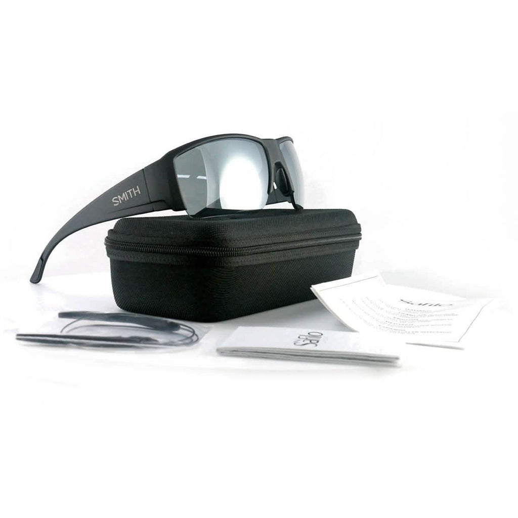 Smith Men's Sunglasses Captains Choice Polarized Matte Black Polarized DL5 RT