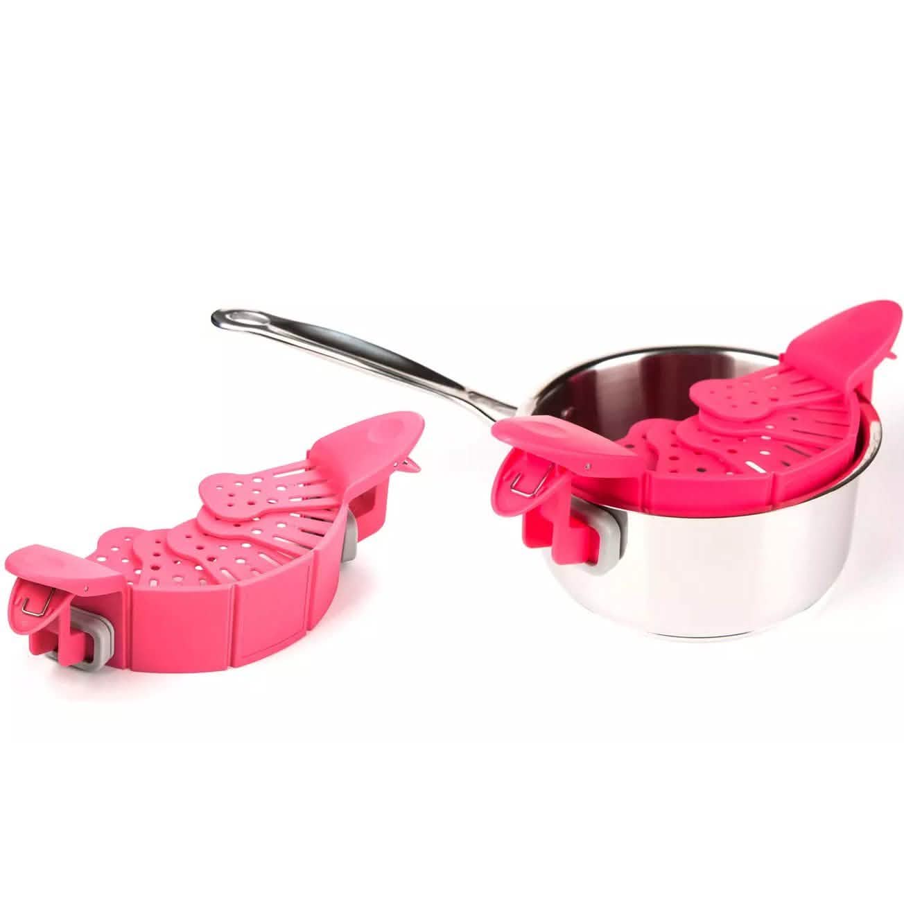 Snapbit Handsfree Strainer Fits All Size Pot, Pan, or Bowl