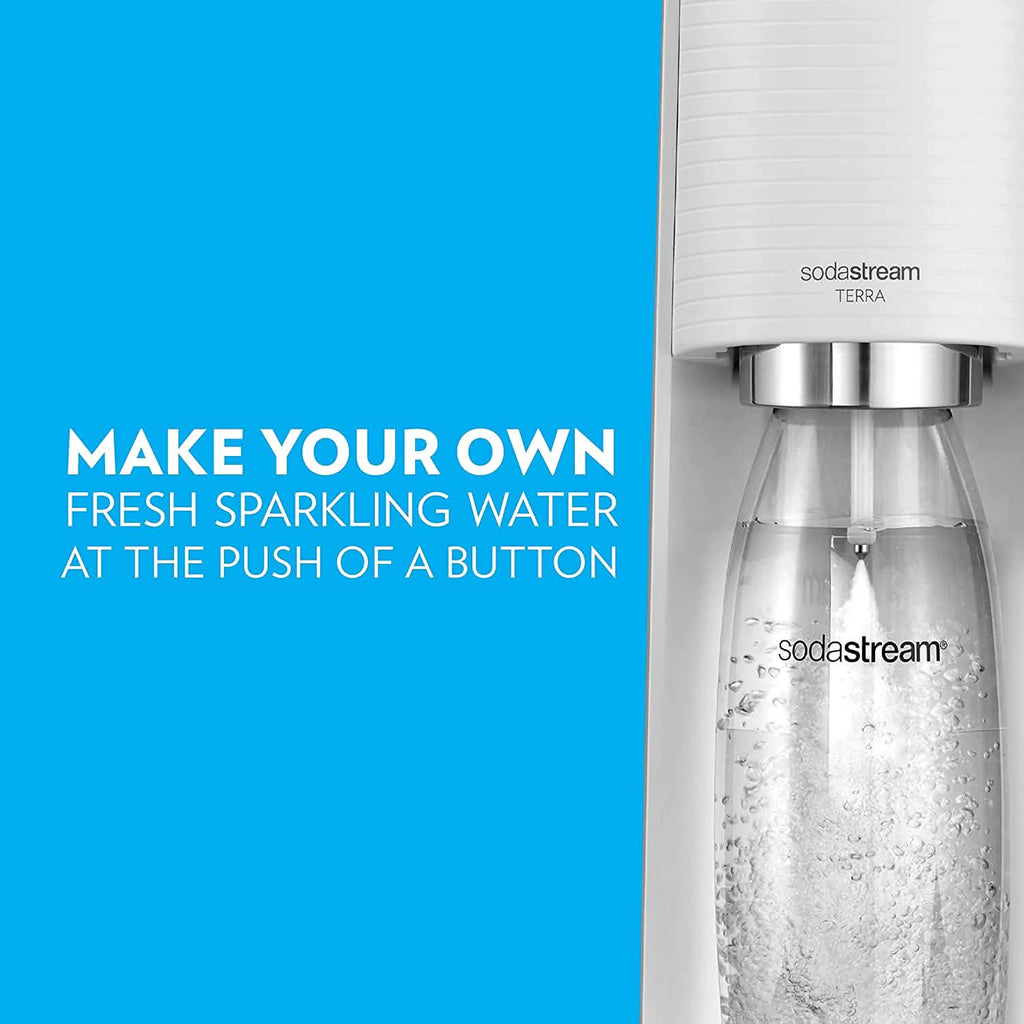 SodaStream Terra Sparkling Water Maker with CO2 and DWS Bottle