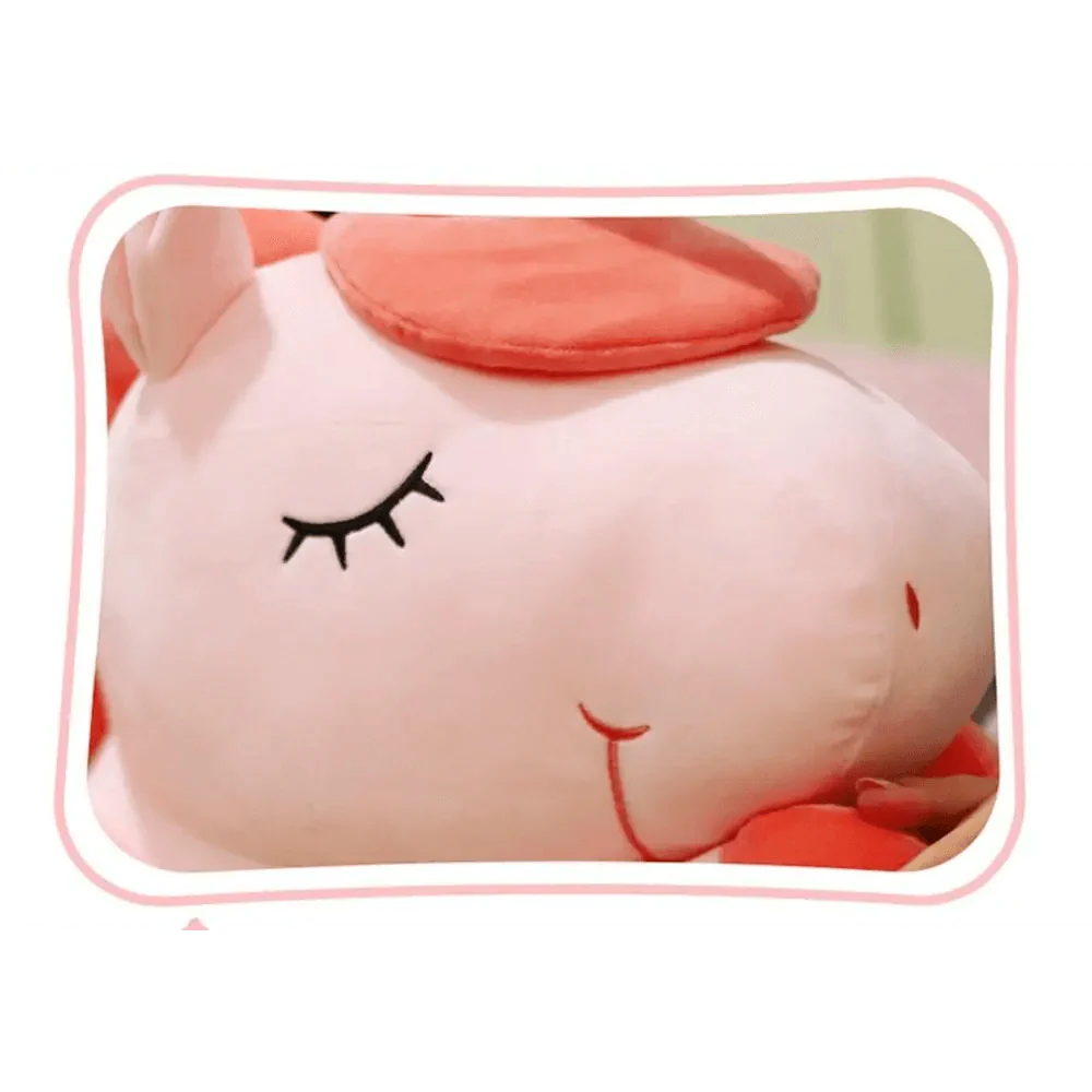 Soft And Cute 30CM Unicorn Action Figure Plush Toy Huggable Bear Doll Girl Sleeping Long Pillow Cute For Girl's Bed