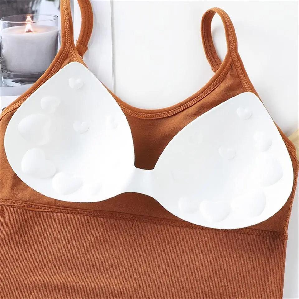 Soft Cotton Sports Bras For Women Push Up Solid Sports Bra Jogging Gym Women Sports Bra Girl Underwear Fitness Running Yoga Sport Tops