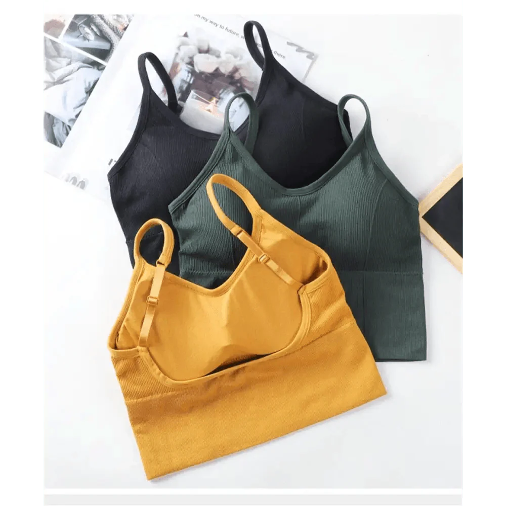 Soft Cotton Sports Bras For Women Push Up Solid Sports Bra Jogging Gym Women Sports Bra Girl Underwear Fitness Running Yoga Sport Tops