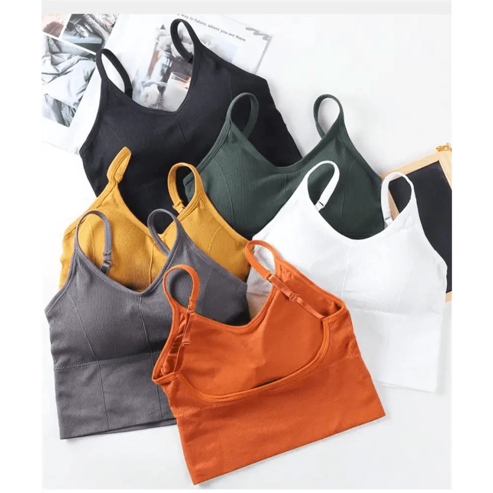 Soft Cotton Sports Bras For Women Push Up Solid Sports Bra Jogging Gym Women Sports Bra Girl Underwear Fitness Running Yoga Sport Tops