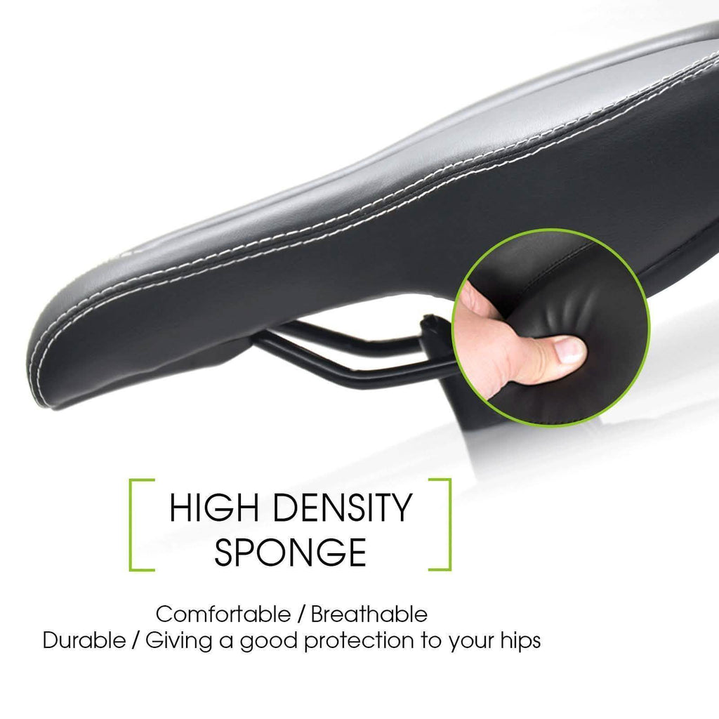 Soft Leather Hollow Bicycle Saddle Seat