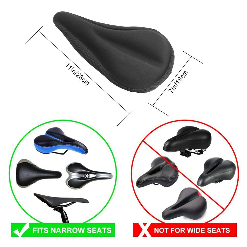 Soft Silicone Gel Bike Seat Saddle Cushion Cover