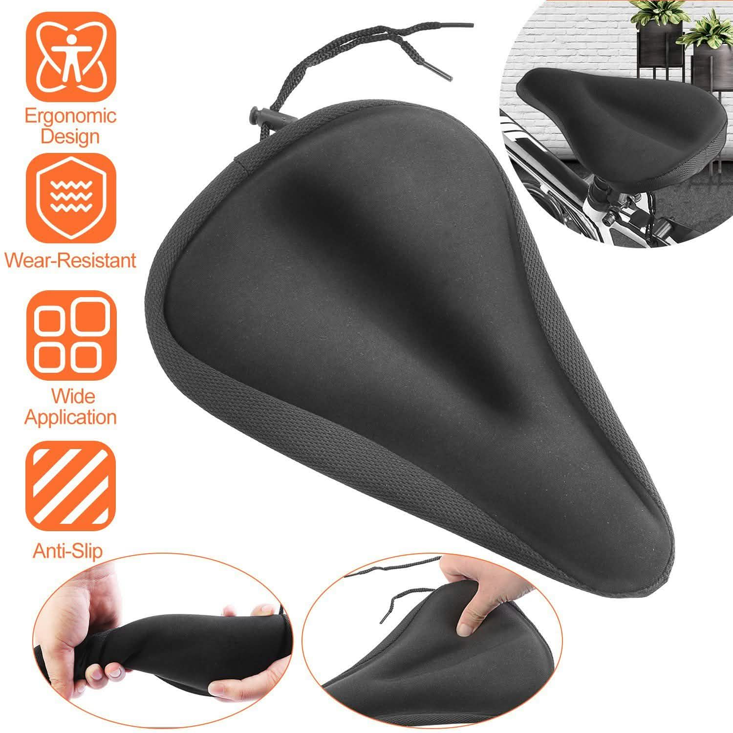 Soft Silicone Gel Bike Seat Saddle Cushion Cover