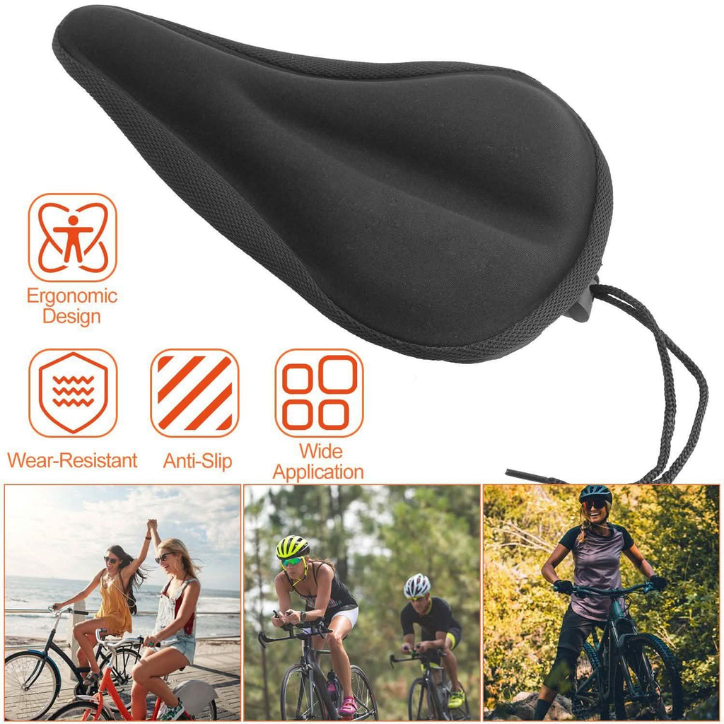 Soft Silicone Gel Bike Seat Saddle Cushion Cover