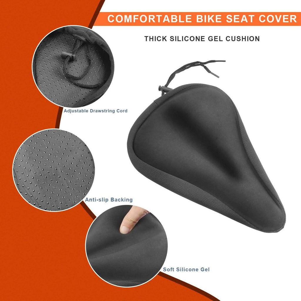 Soft Silicone Gel Bike Seat Saddle Cushion Cover