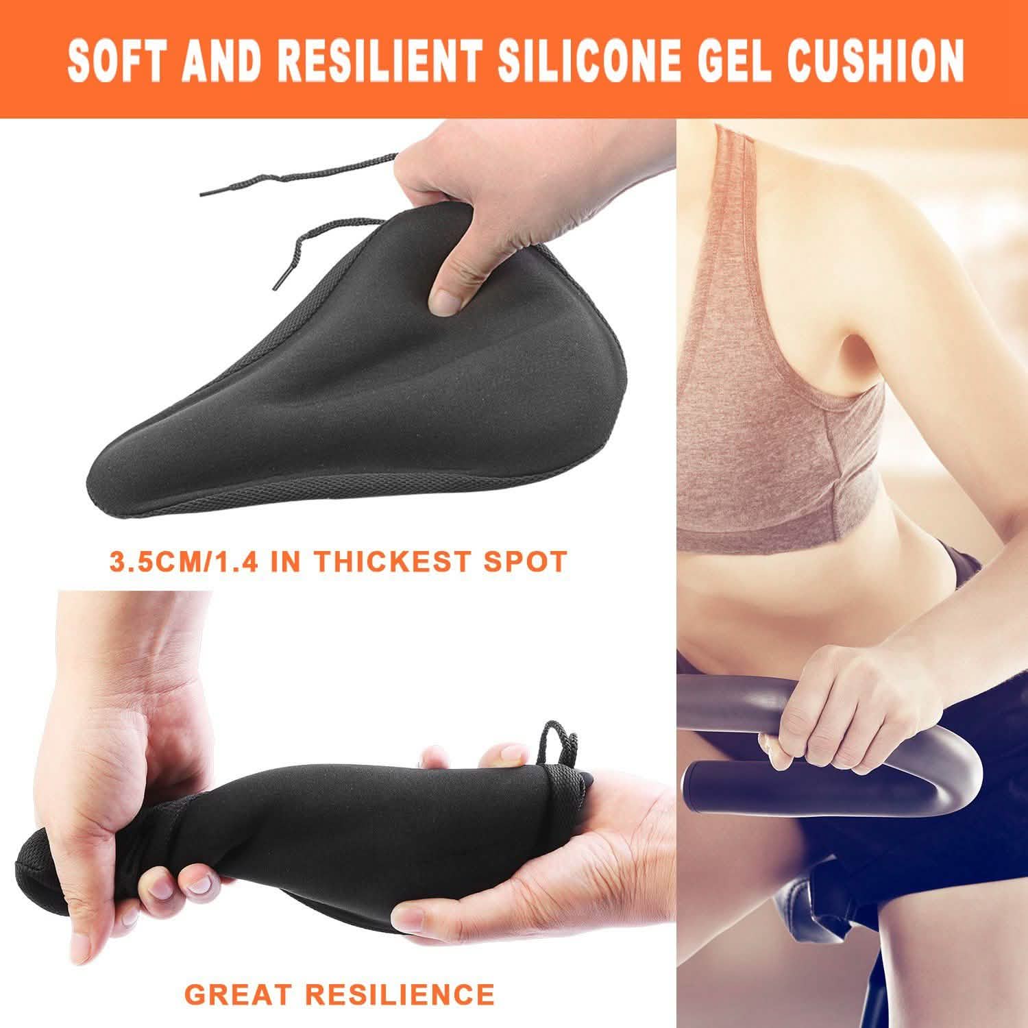Soft Silicone Gel Bike Seat Saddle Cushion Cover