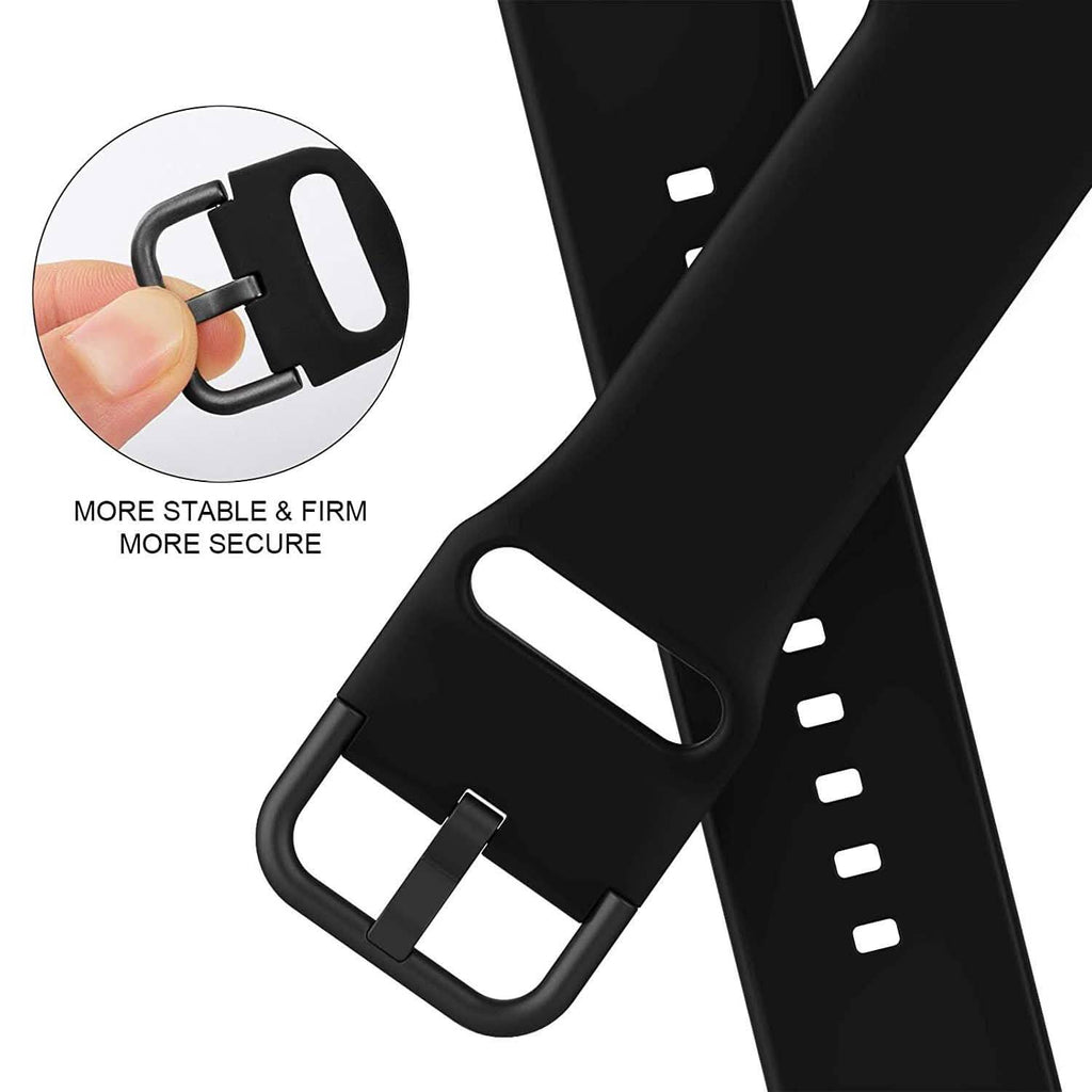 Soft Silicone Sport Wristbands Replacement Strap with Classic Clasp