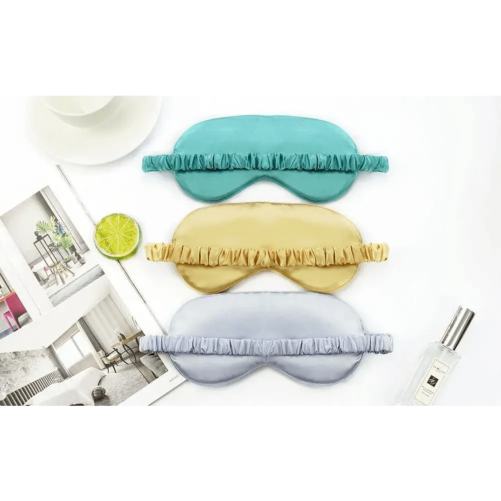Soft  Silk Sleep Eye Mask Portable Travel Eye Patch Nap Eye Patch Super Smooth Eye Mask Eye Cover Sleeping Mask Night