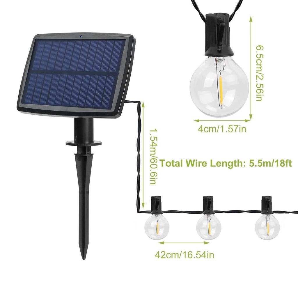 Solar Globe String Light Waterball LED