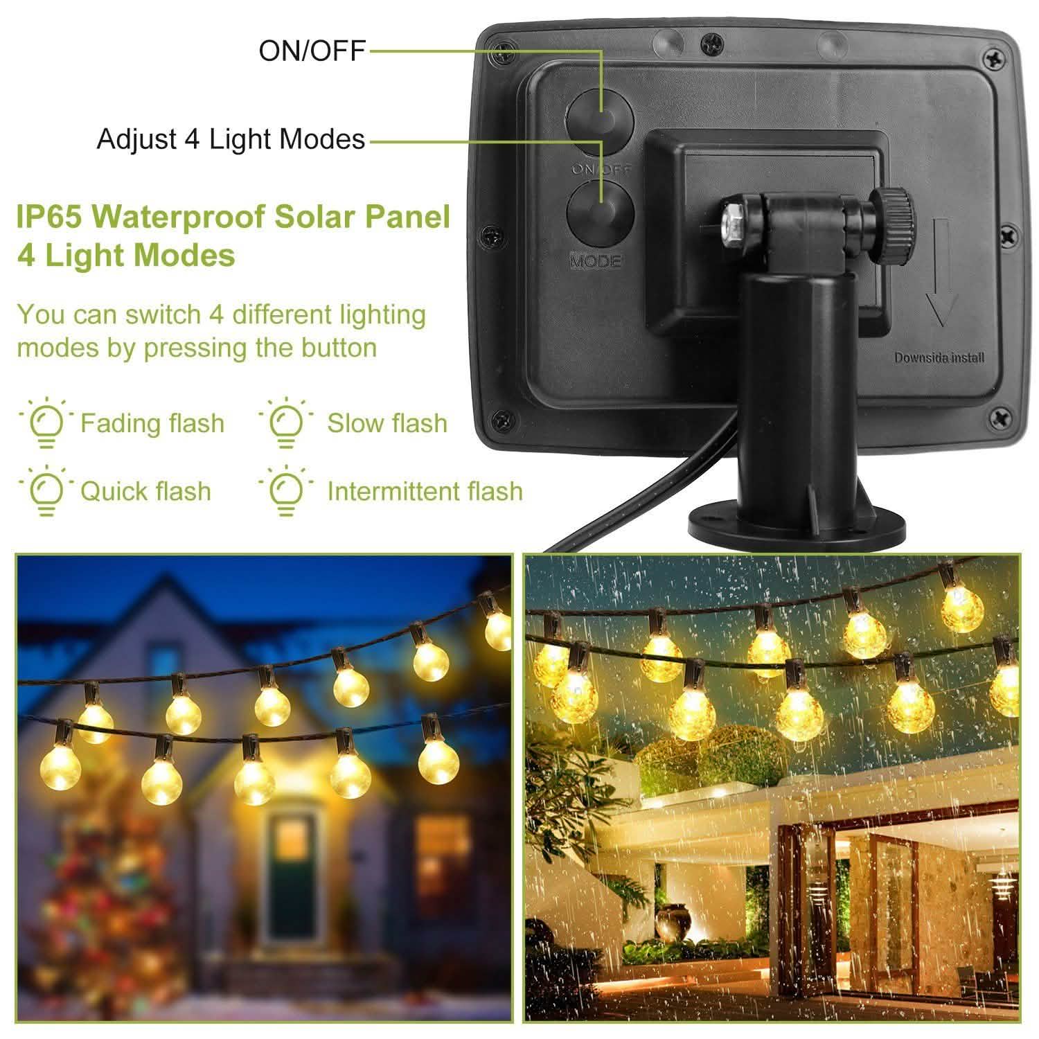 Solar Globe String Light Waterball LED