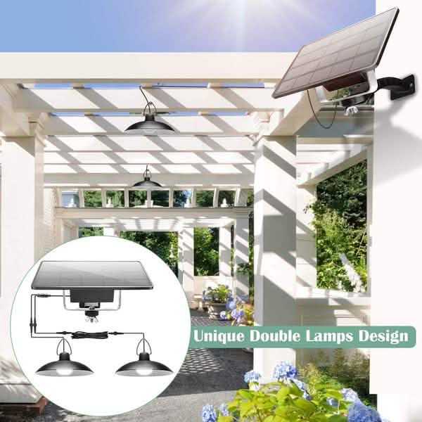 Solar Hanging Lamp for Camping Home Garden Patio