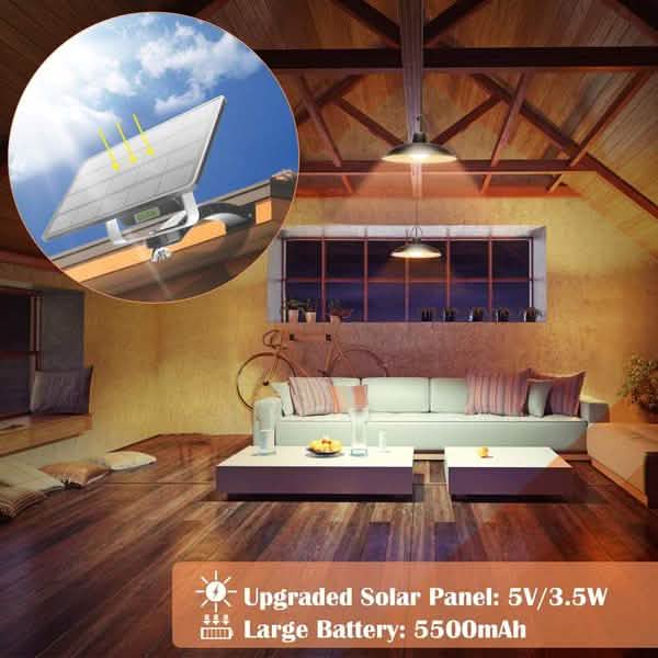 Solar Hanging Lamp for Camping Home Garden Patio