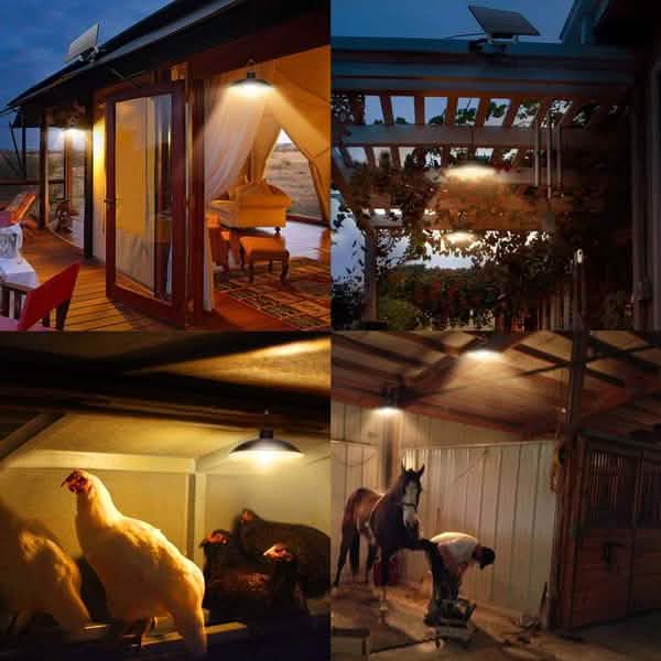 Solar Hanging Lamp for Camping Home Garden Patio