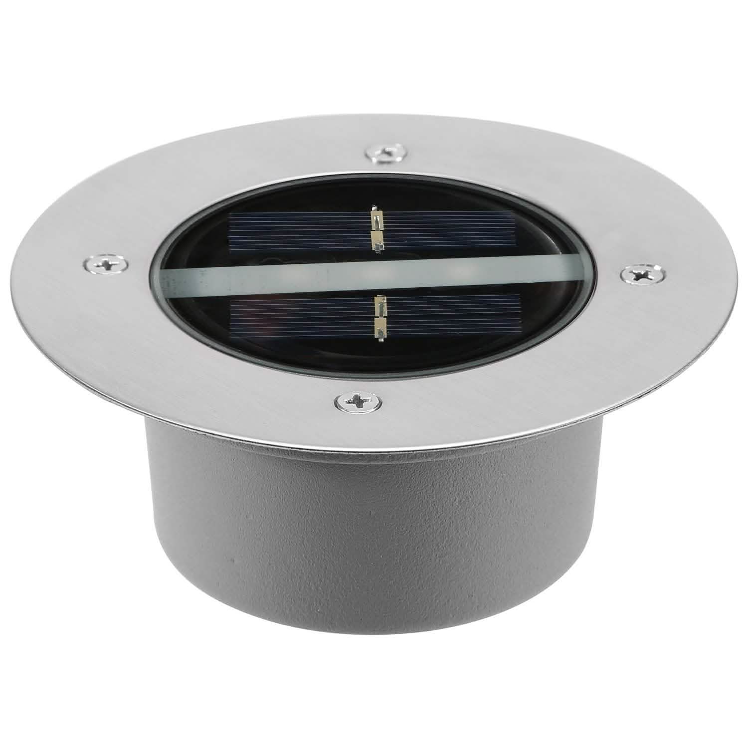 Solar LED Disk Lights IP44 Water Resistant Light Sensor
