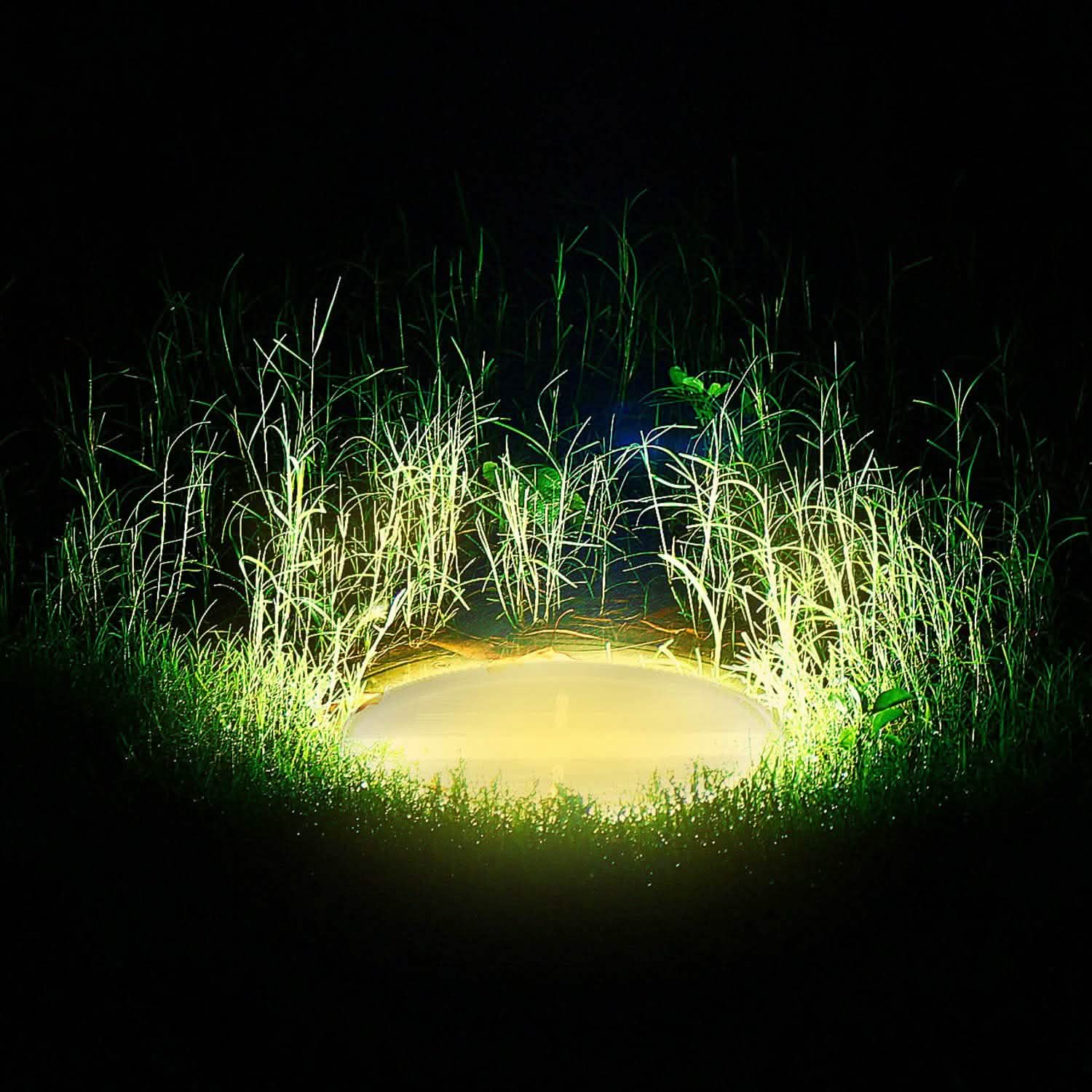 Solar LED Disk Lights IP44 Water Resistant Light Sensor