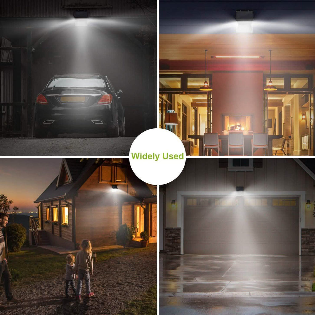 Solar Lights 88 LEDs Outdoor Wall Lamps