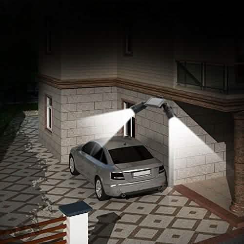 Solar Motion Sensor Twin Floodlight