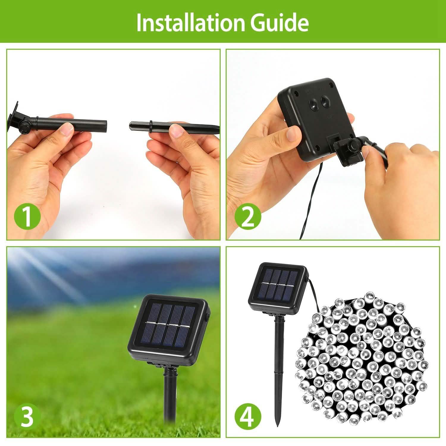 Solar Power LED String Lights