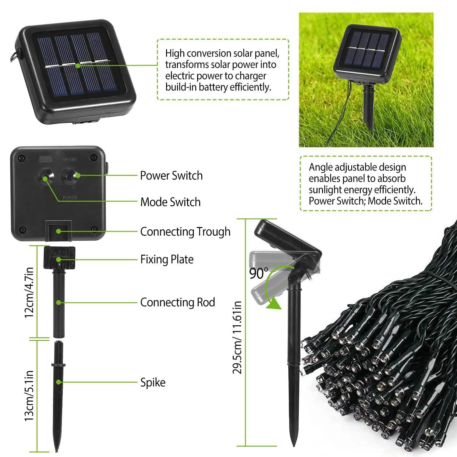 Solar Power LED String Lights