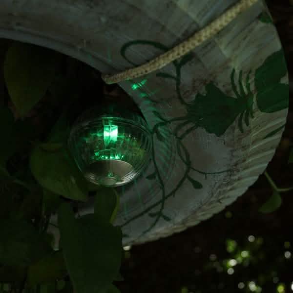 Solar Powered Floating Pond Light Garden Swimming Pool Color Changing LED Lamp