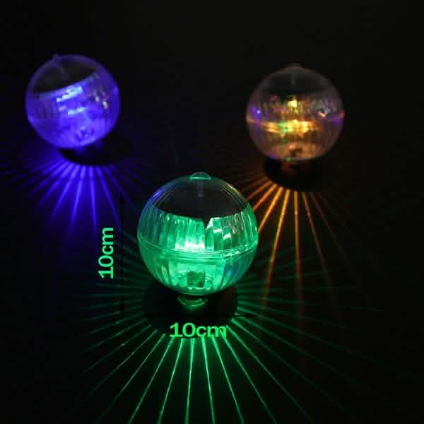 Solar Powered Floating Pond Light Garden Swimming Pool Color Changing LED Lamp