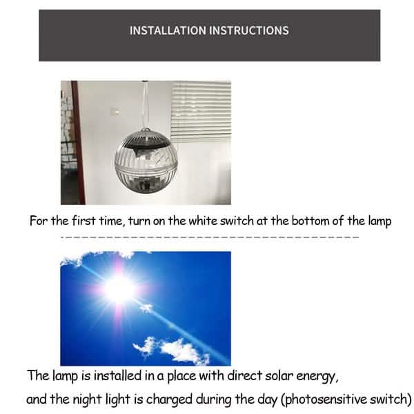 Solar Powered Floating Pond Light Garden Swimming Pool Color Changing LED Lamp