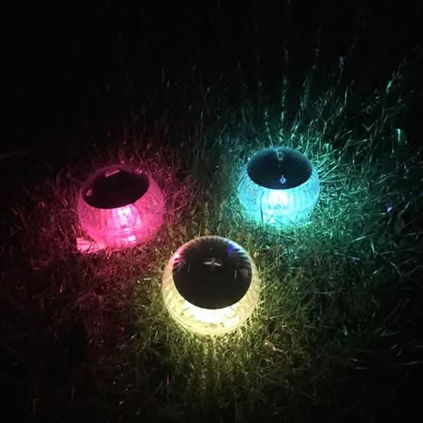 Solar Powered Floating Pond Light Garden Swimming Pool Color Changing LED Lamp