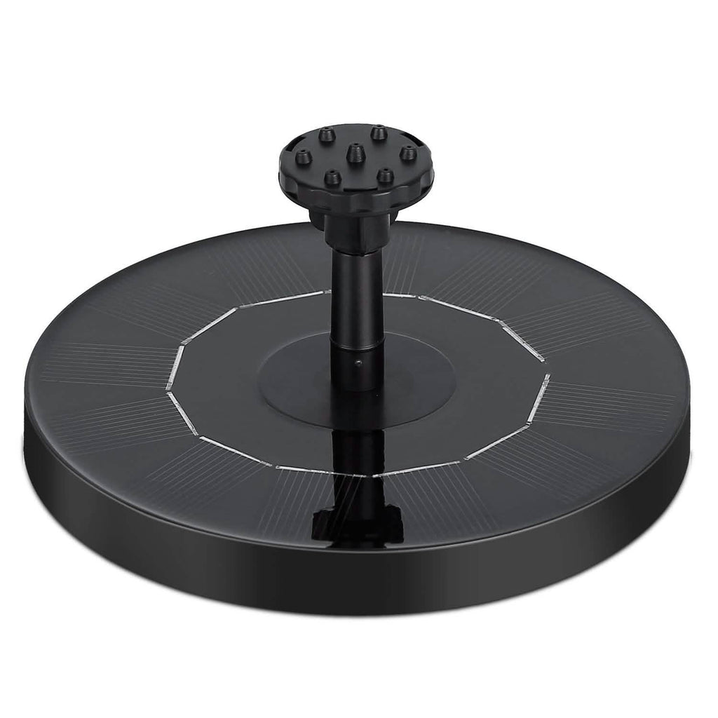 Solar Powered Fountain Pump Floating Bird Bath Pond