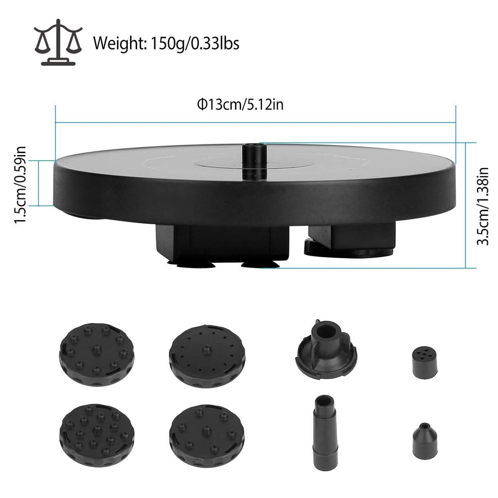 Solar Powered Fountain Pump Floating Bird Bath Pond