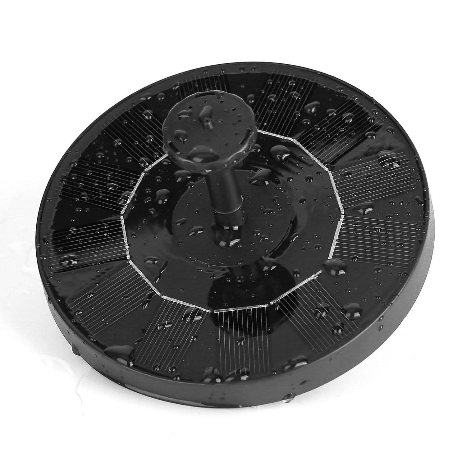 Solar Powered Fountain Pump Floating Bird Bath Pond