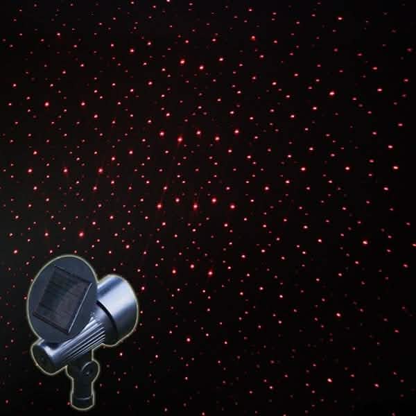 Solar-Powered Holiday Laser Lights Projector