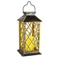Solar Powered Led Outdoor Lantern Waterproof Candle Hanging Light