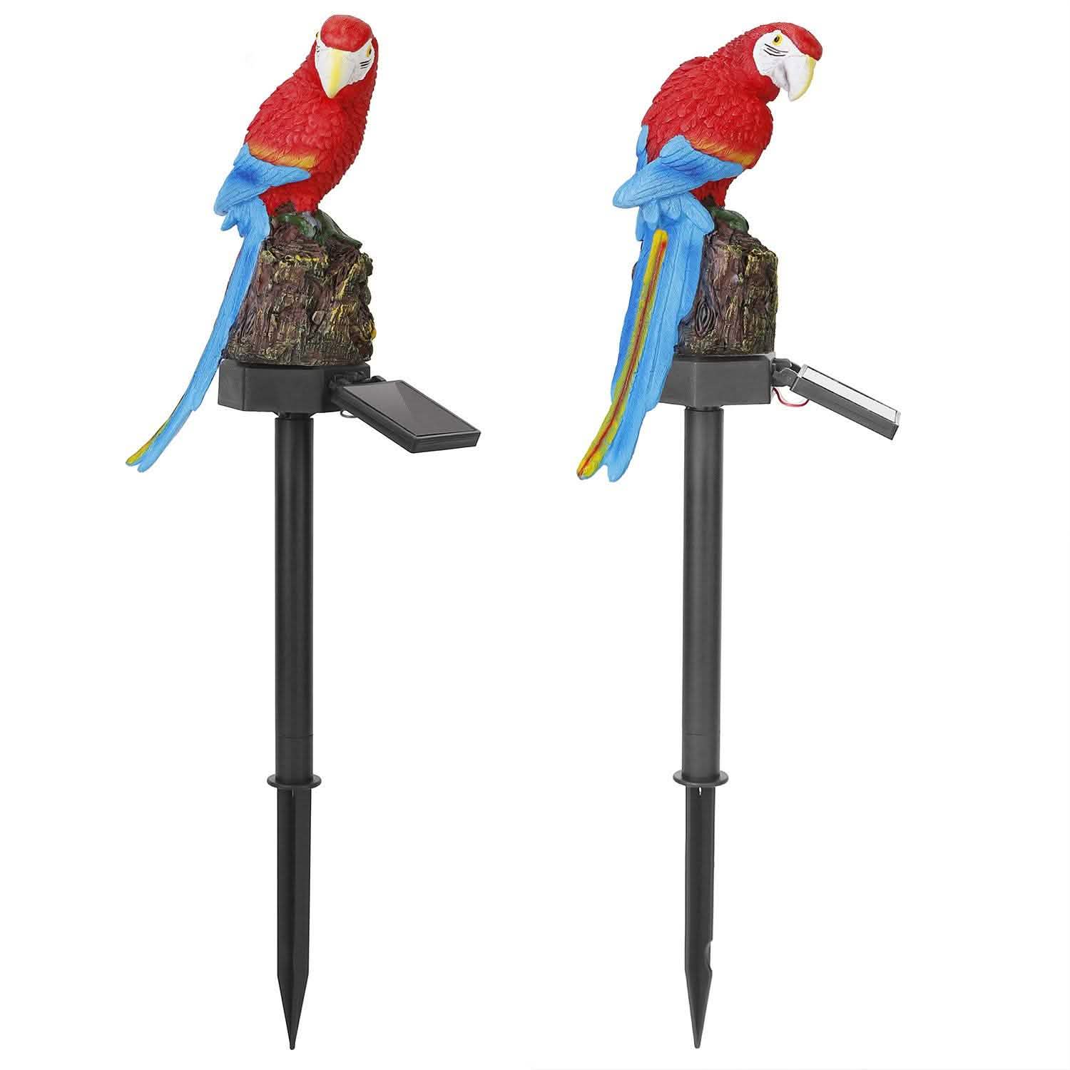 Solar Powered Parrot Garden Light IP65 Waterproof LED