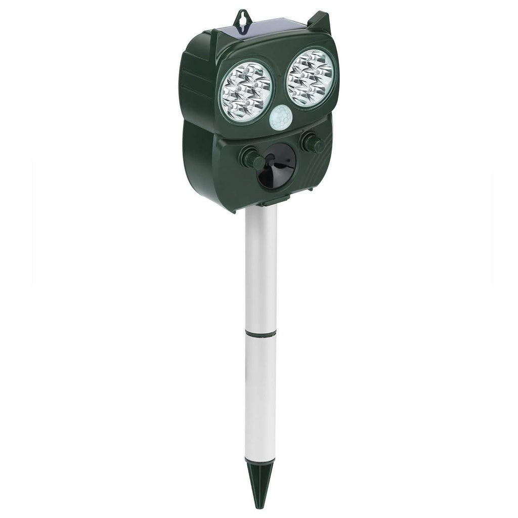 Solar Powered Ultrasonic Animal Repeller PIR Motion Sensor