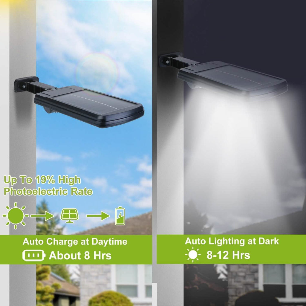 Solar Powered Wall Outdoor Lights