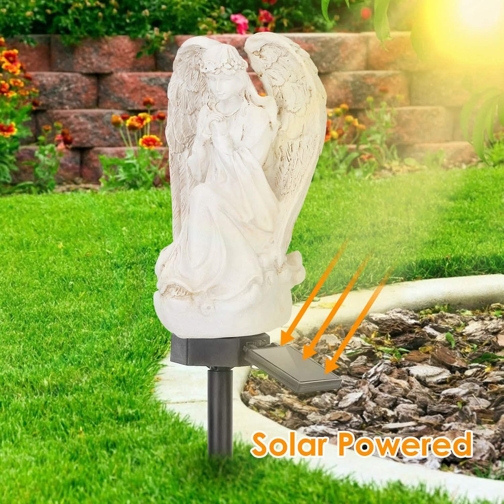 Solar Praying Angle Statue Garden Light