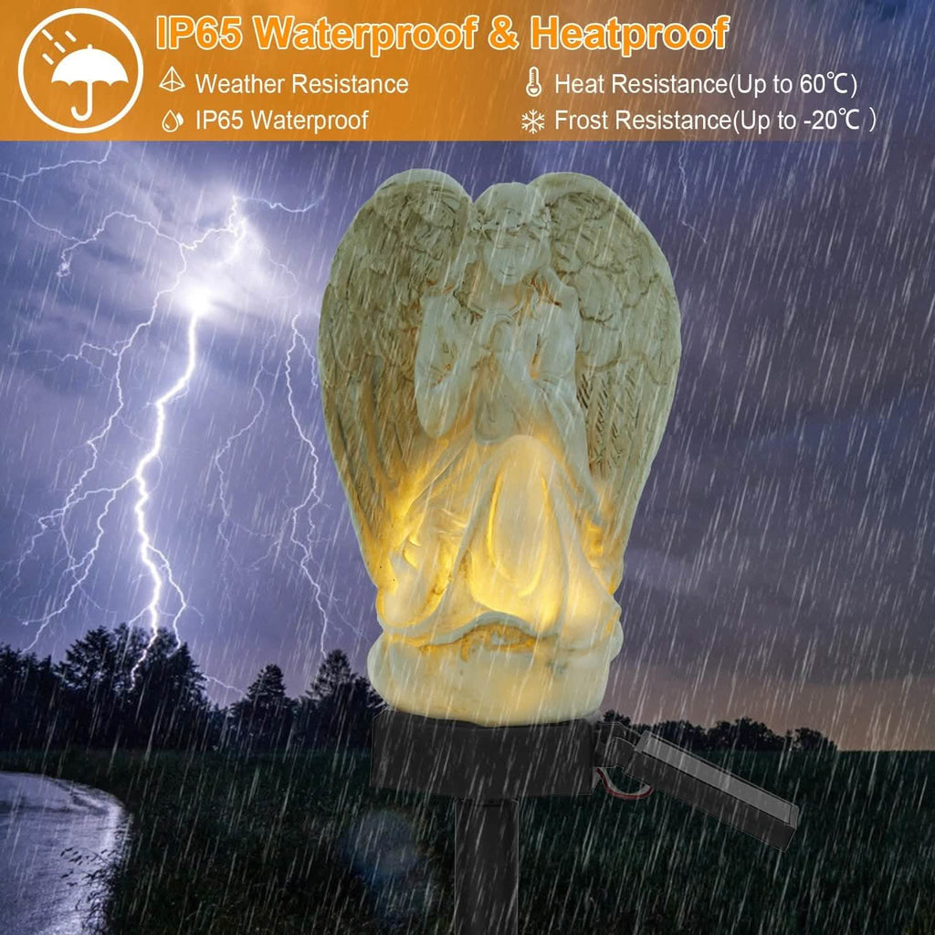 Solar Praying Angle Statue Garden Light