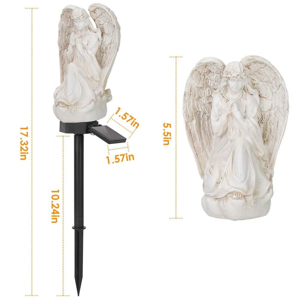 Solar Praying Angle Statue Garden Light
