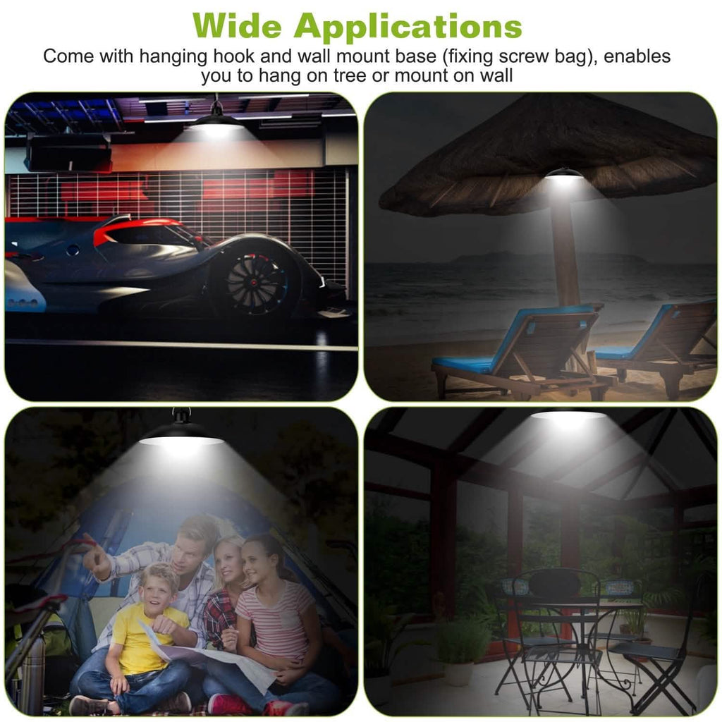 Solar Shed Light Sensor Hanging Lamp