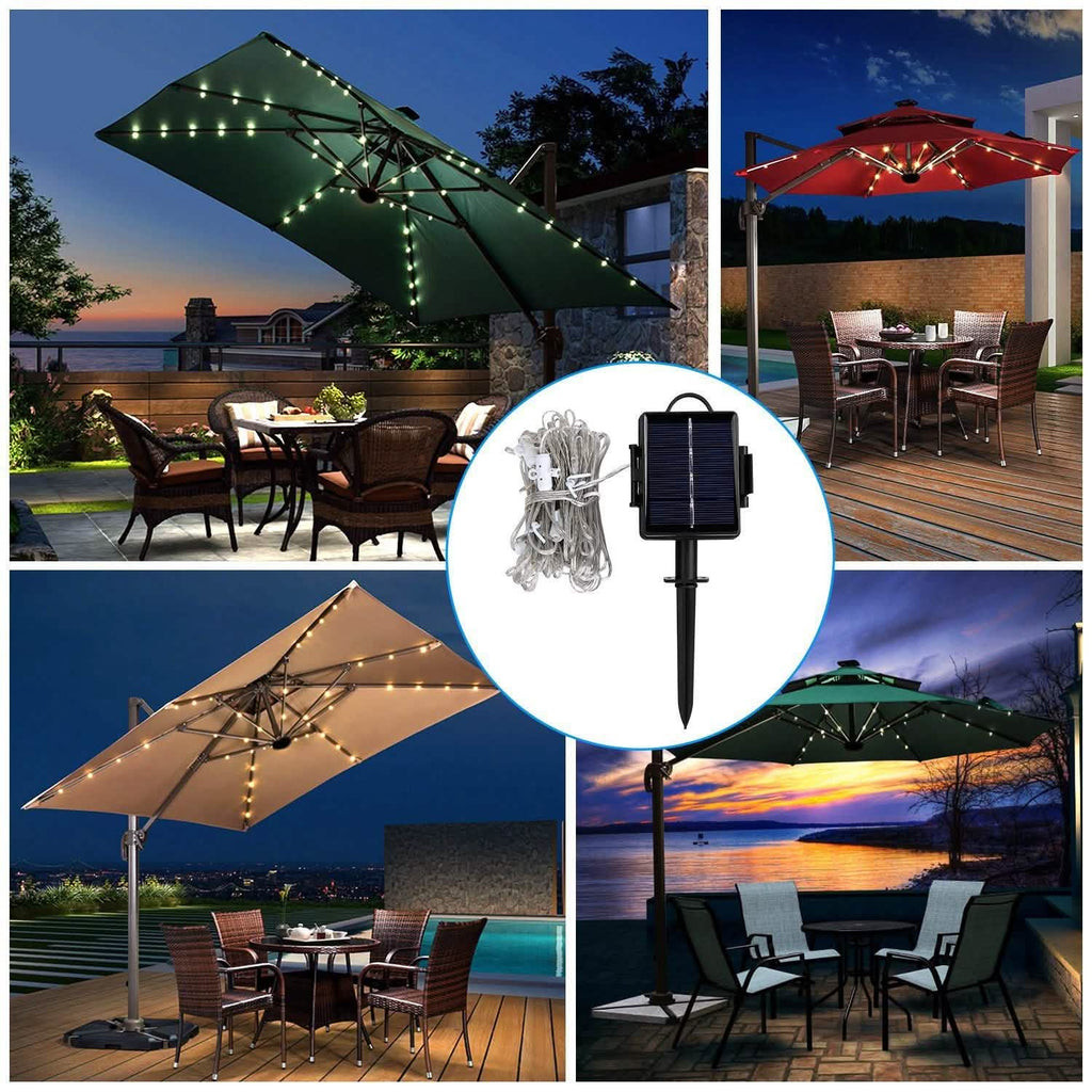 Solar Umbrella Outdoor String Light